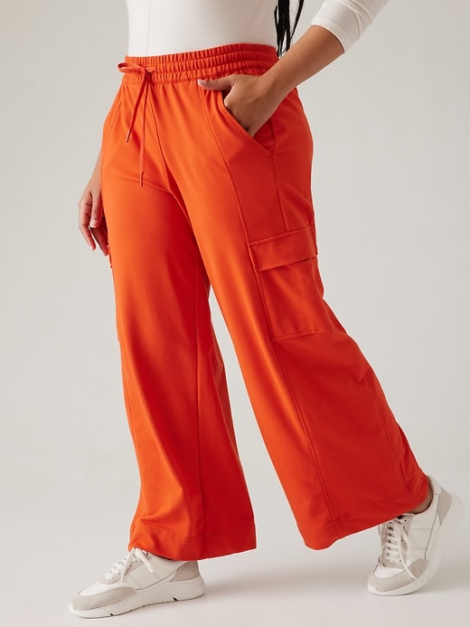 Image number 5 showing, Retroterry High Rise Wide Leg Cargo Pant