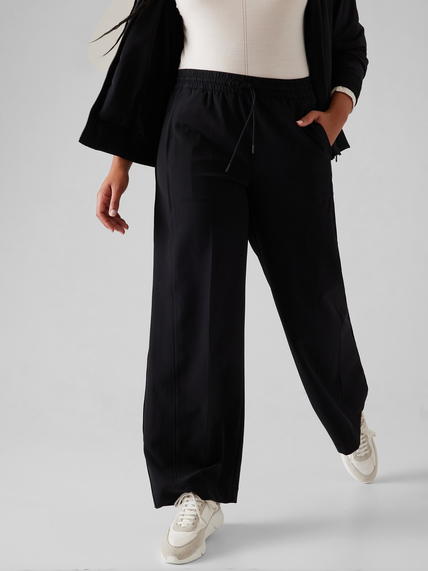 Pantalon Randonnée Athleta Femme - Taille 8P, Coupe Bootcut, Vert, Zippé