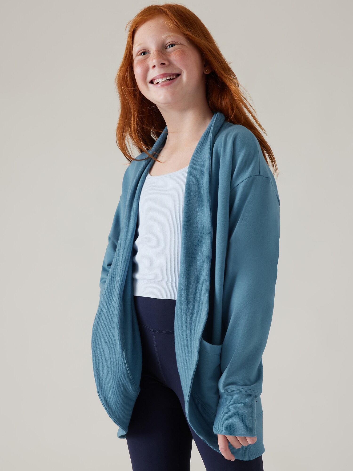 Cardigan Wrap and Roll Athleta Girl Athleta