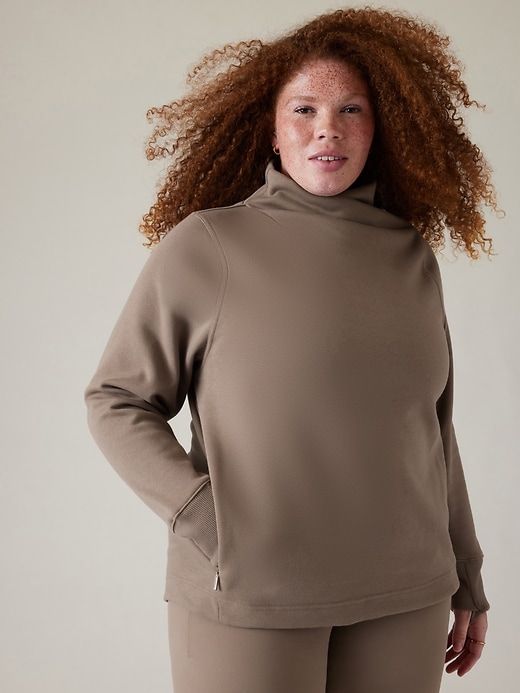 Image number 4 showing, Cozy Karma Twist Neck Sweatshirt