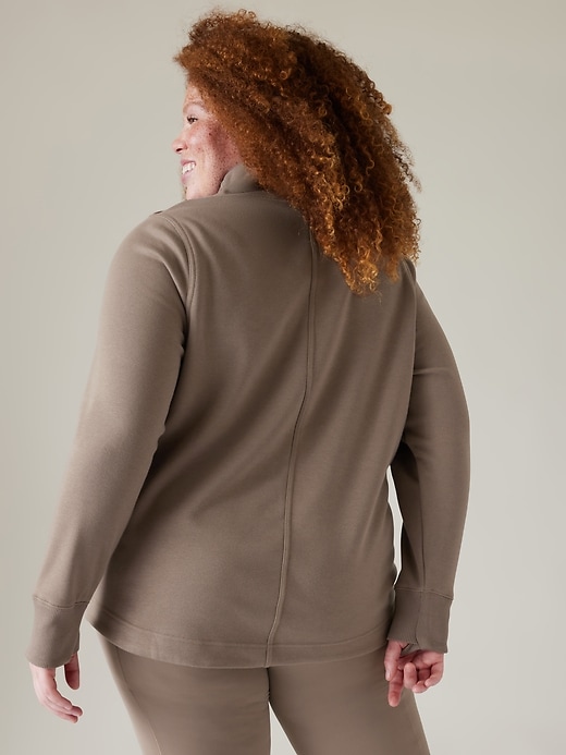 Image number 5 showing, Cozy Karma Twist Neck Sweatshirt