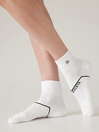 Image number 2 showing, Athleta Everyday Quarter Crew Sock
