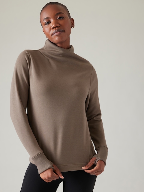 Cozy Karma Twist Neck Sweatshirt