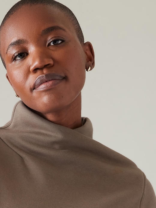 Image number 7 showing, Cozy Karma Twist Neck Sweatshirt