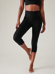 Athleta Black IT's A Wrap 7/8 Tight Yoga Fitness Pant #566805 NWT! M Medium