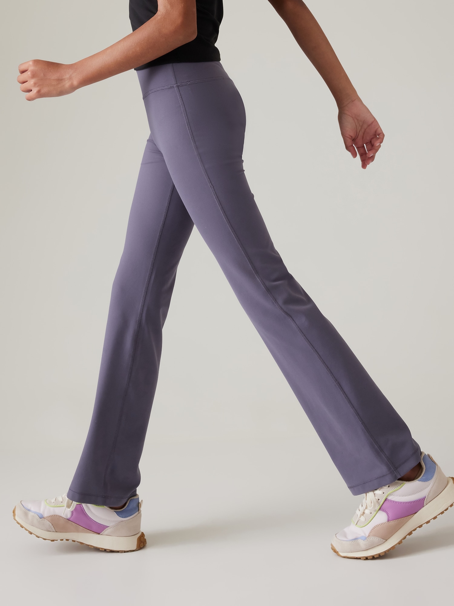 Athleta Girl High Rise Chit Chat Flare Pant purple - 986583043