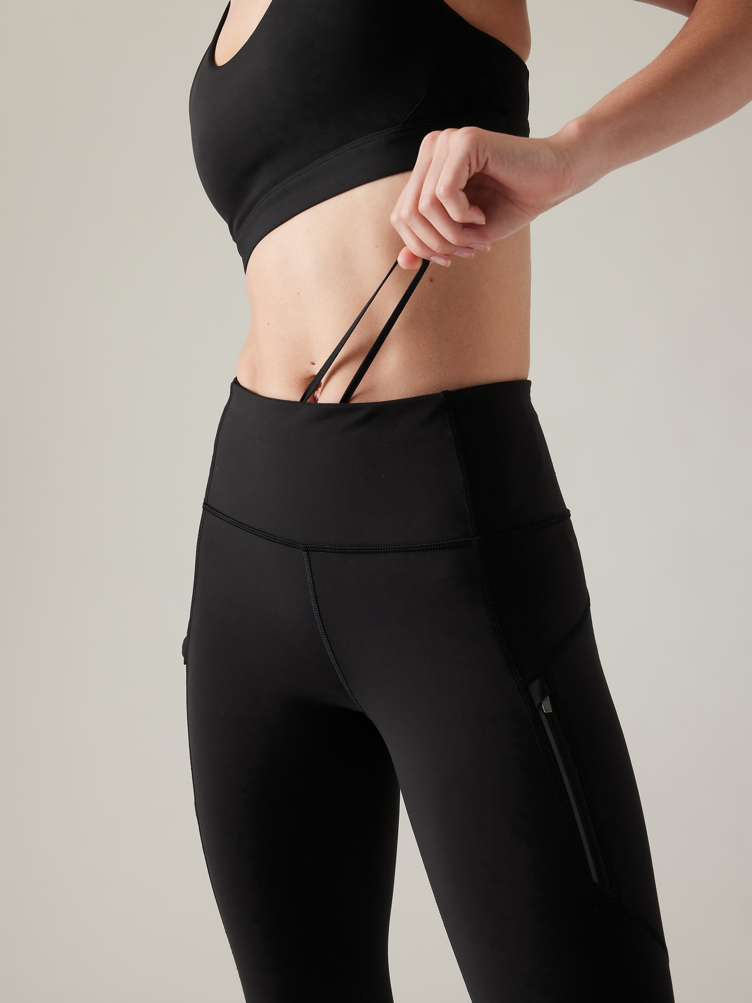 New womens sz xl athleta rainier reflective tight camo 7/8 workout leggings