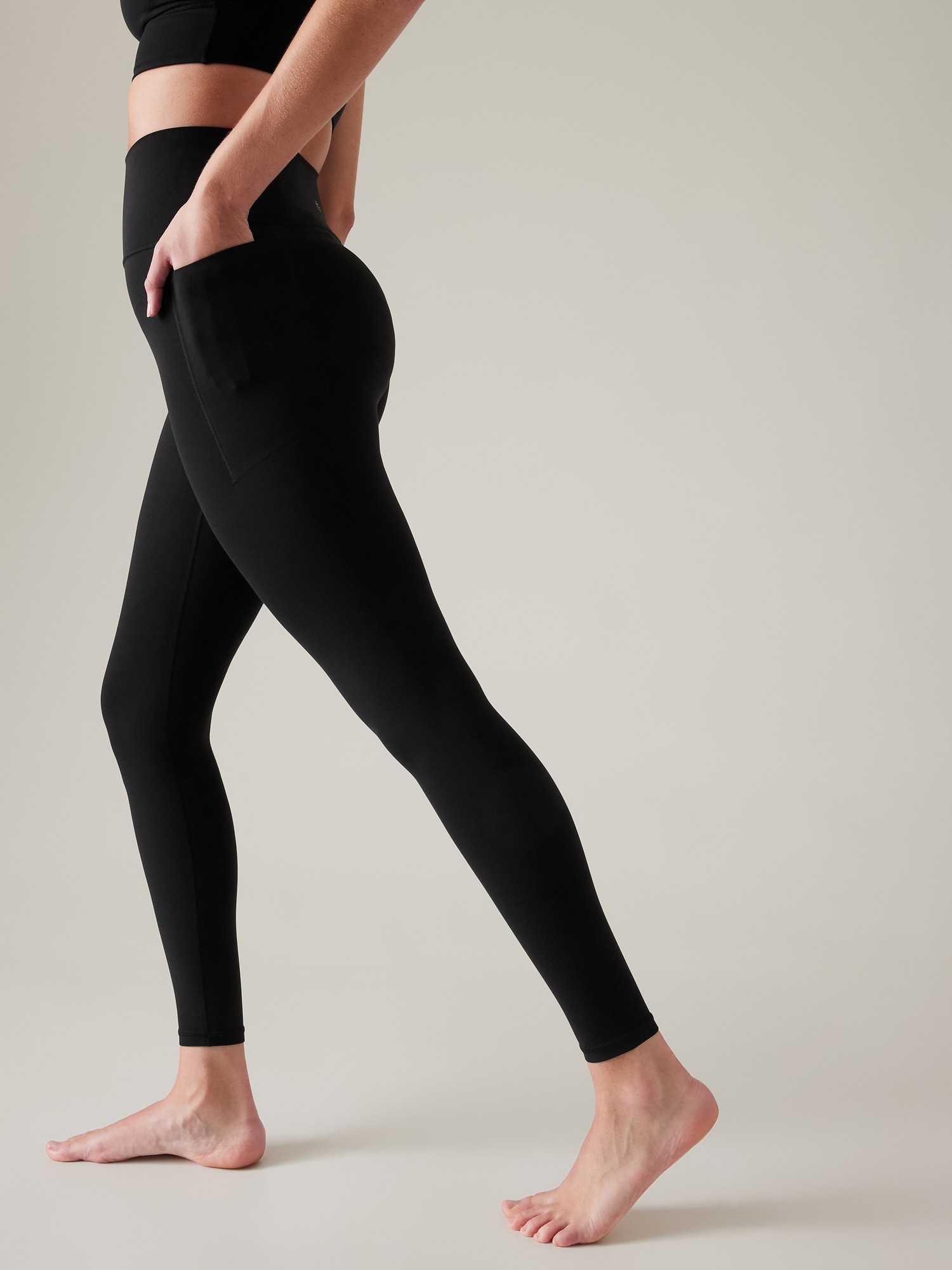 Athleta Chaturanga Colorblock Black Stripe Leggings Women's Size XS #3 -  beyond exchange