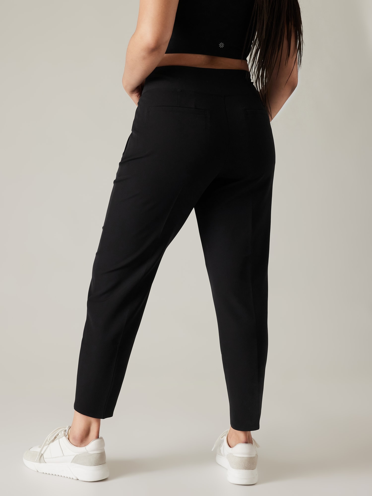 ATHLETA Women Size XL Grey & Black Pants