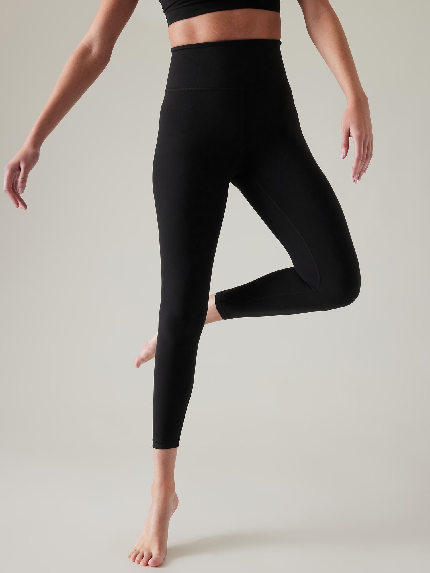Aerie Offline Leggings Womens S Small Brown Crop Hi-Rise Real Me 7/8 Yoga  Active