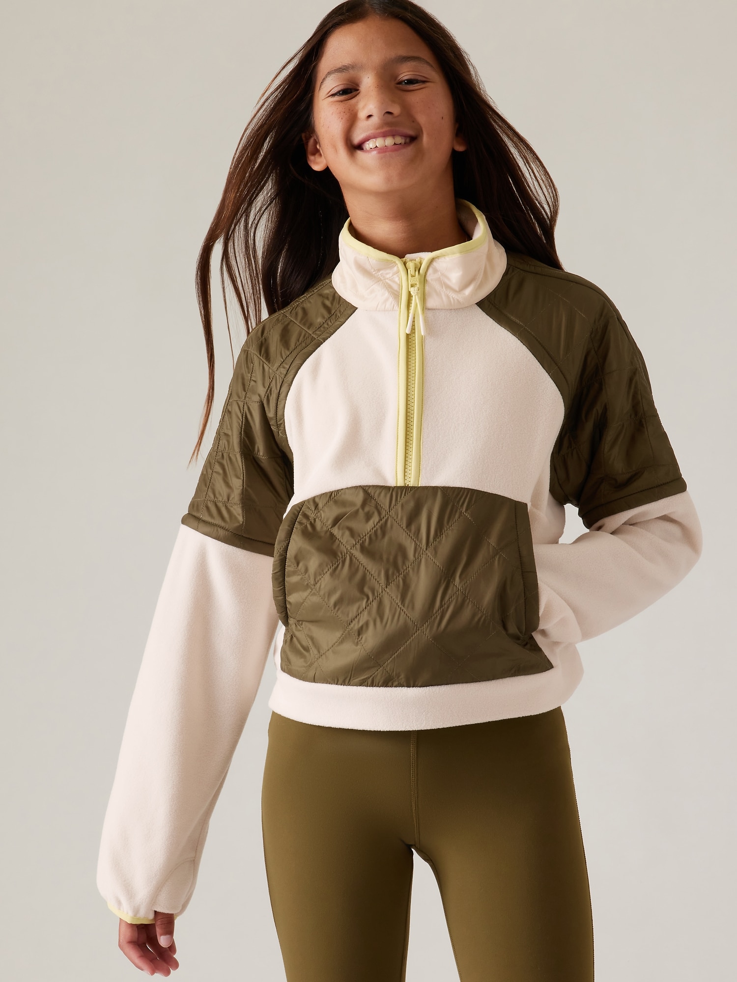 Athleta Girl Transition Half Zip