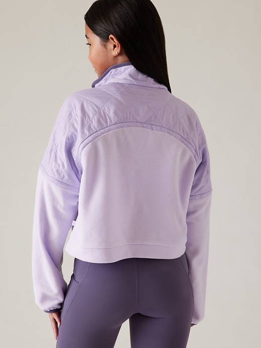 Image number 3 showing, Athleta Girl Transition Half Zip