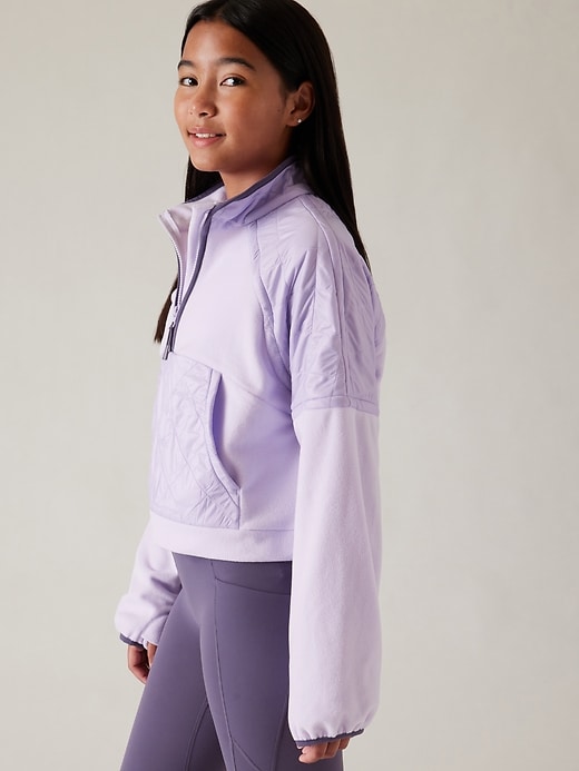 Image number 4 showing, Athleta Girl Transition Half Zip