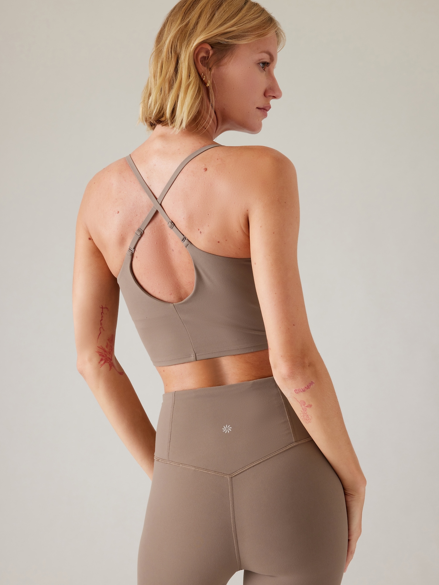 V-Neck Longline Bralette Top - Sexy Workout Yoga Camisole - Nap