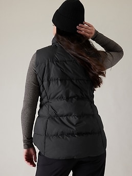 Fitted sales puffer vest