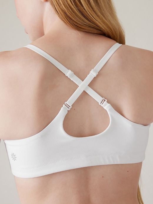 BAWHOWX Bras For Women Simple gathering bra student adjustable