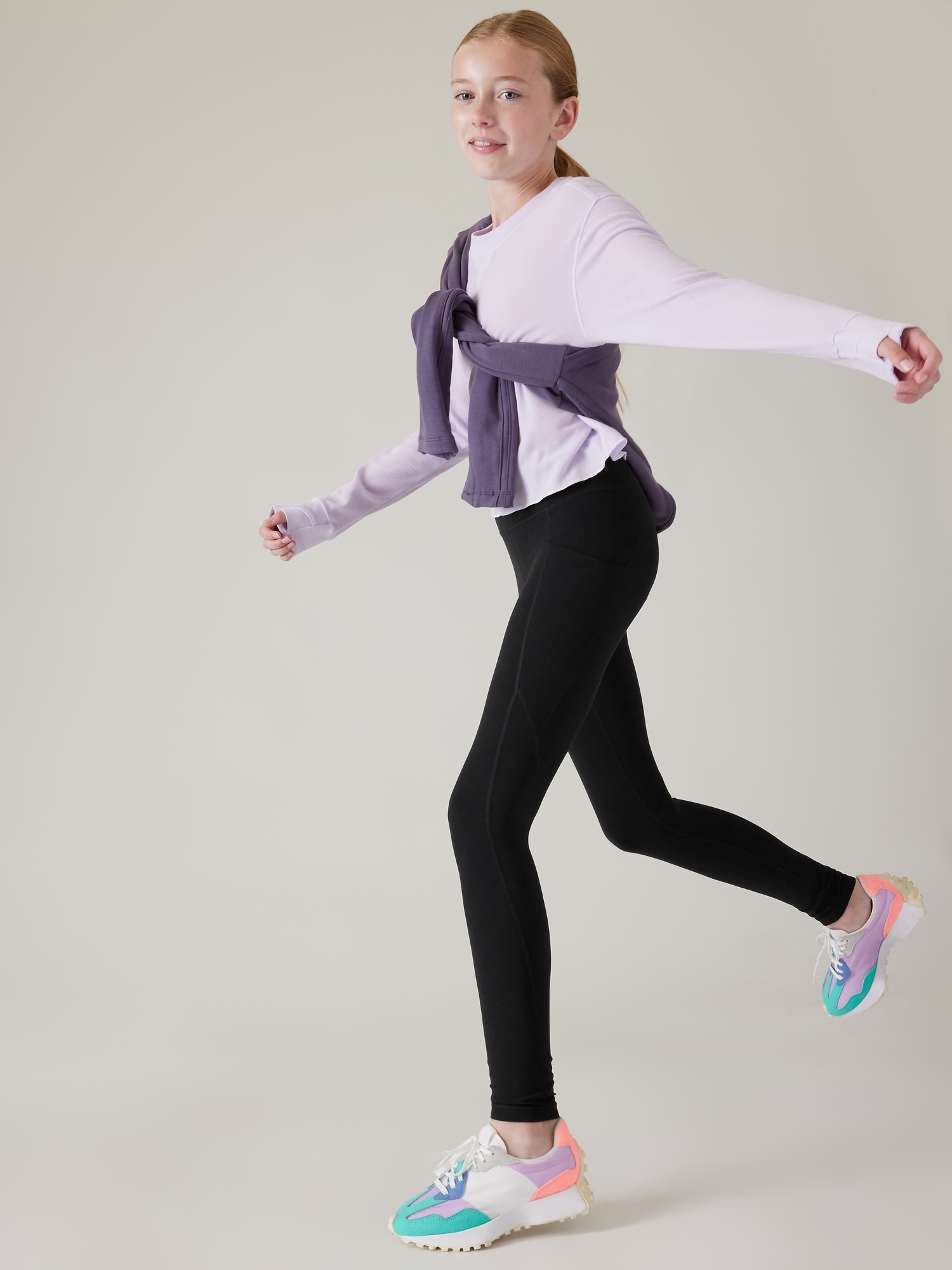 Athleta Girl Snowball Softluxe Tight Size Medium 8-10 Athletic Leggings