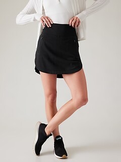 Black running skort best sale