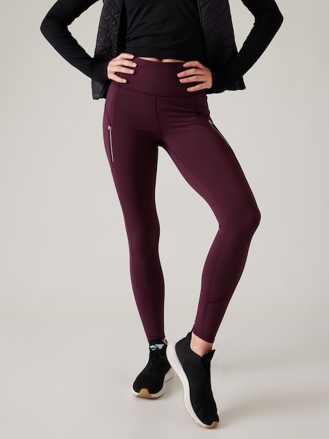 Rainier High Rise Legging - Spiced Cabernet