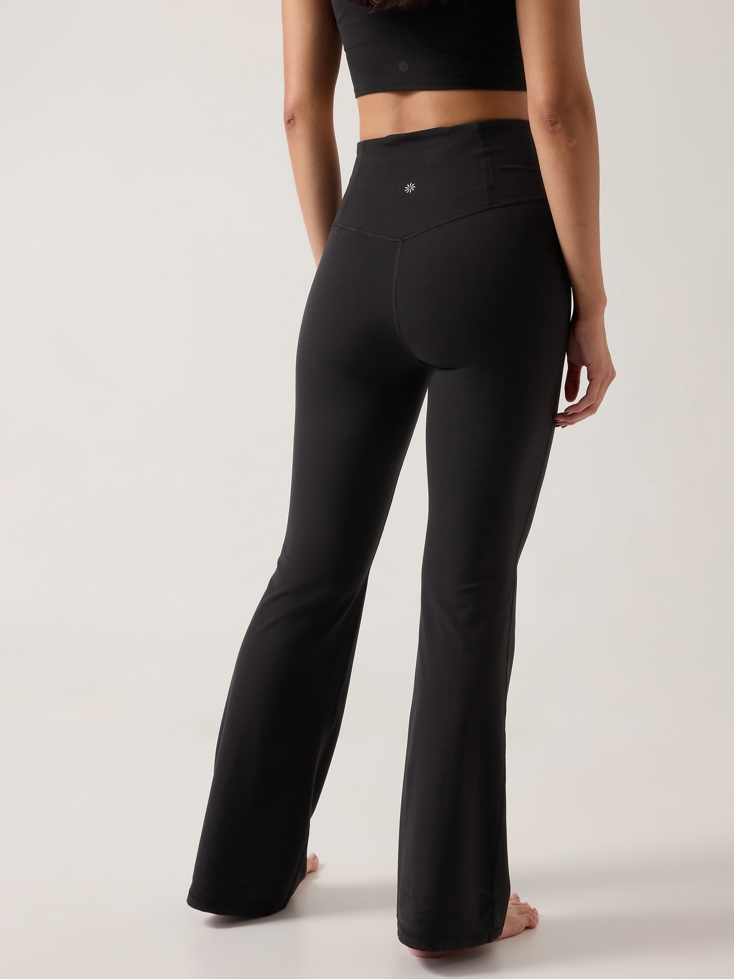 Lululemon Black Sheer Side Yoga Pants - Size 6