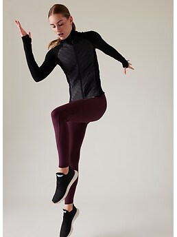 Athleta, Pants & Jumpsuits, Athleta Rainier Tight In Basalt Violet Xxs