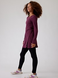 View large product image 3 of 5. Athleta Girl Chit Chat Long Sleeve Dress