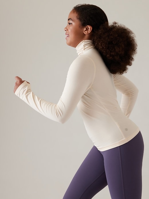 Image number 4 showing, Athleta Girl Perfect Turtleneck