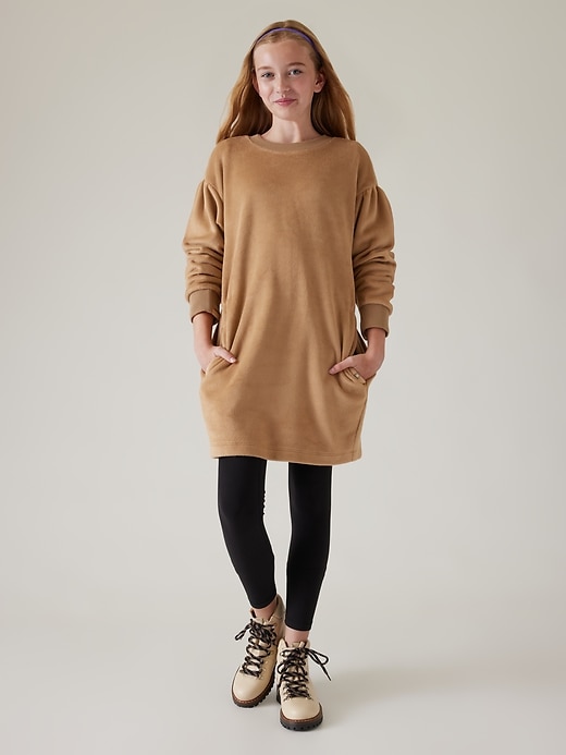 View large product image 1 of 5. Athleta Girl Cozy Karma Dress