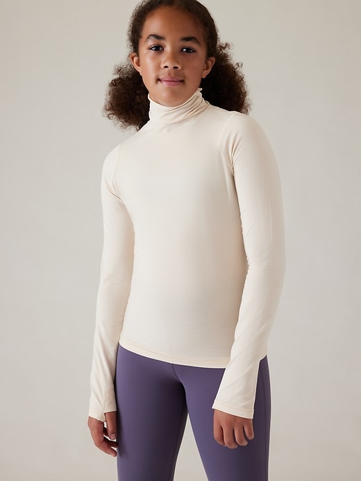 Image number 1 showing, Athleta Girl Perfect Turtleneck