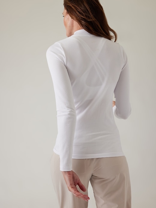 Image number 2 showing, Renew Seamless Mock Neck Top