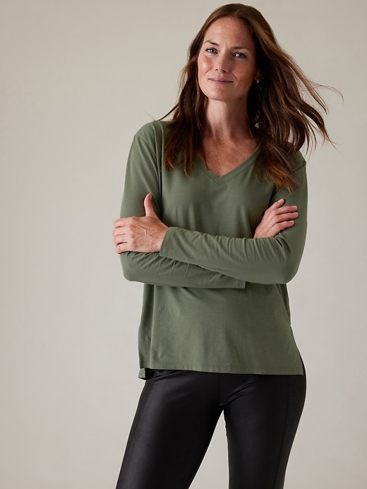 Image number 1 showing, Outbound V-Neck Top