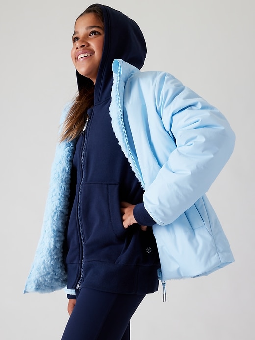 Image number 4 showing, Athleta Girl Reversible Cool Days Jacket