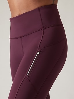 Athleta RAINIER BOOTCUT PANT - Leggings - spiced cabernet/purple -  Zalando.de