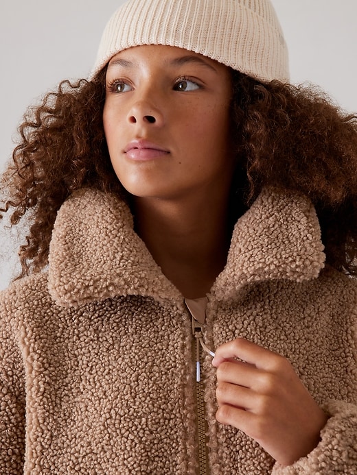 Image number 2 showing, Athleta Girl Teddy Fleece Jacket