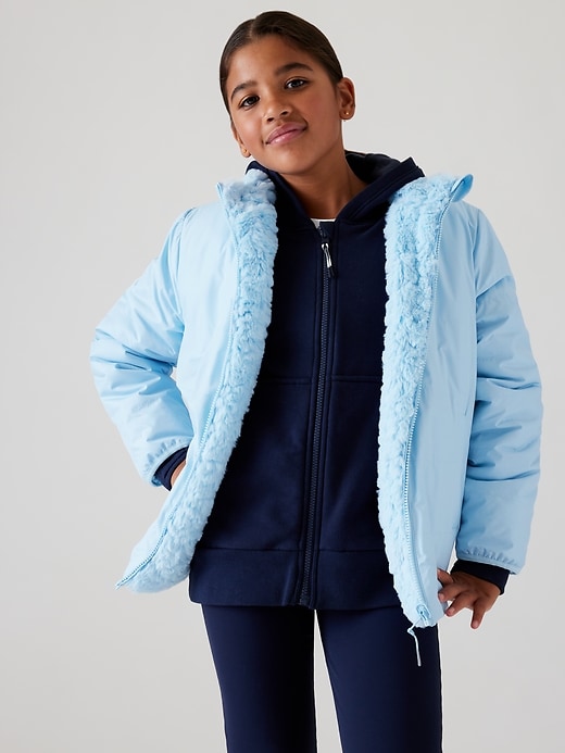 Image number 1 showing, Athleta Girl Reversible Cool Days Jacket