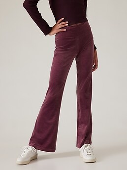 Velvet discount flare sweatpants