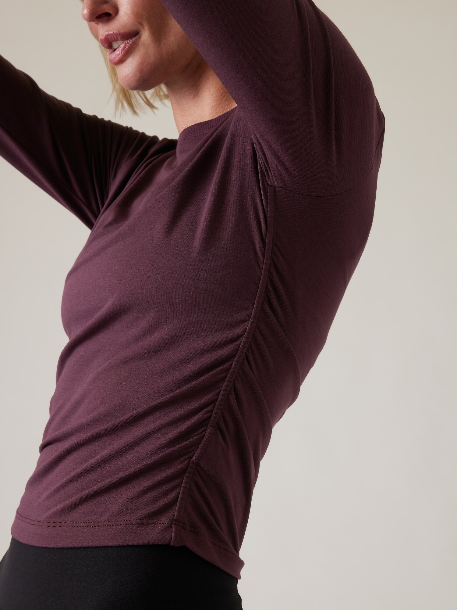 LULULEMON Side-Cinch Long-Sleeve Shirt Size 10 for Women