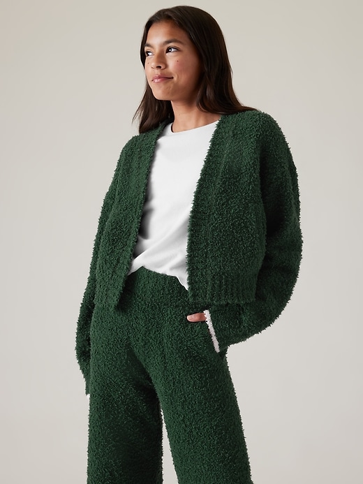 Image number 1 showing, Athleta Girl Plush Knit Cardigan