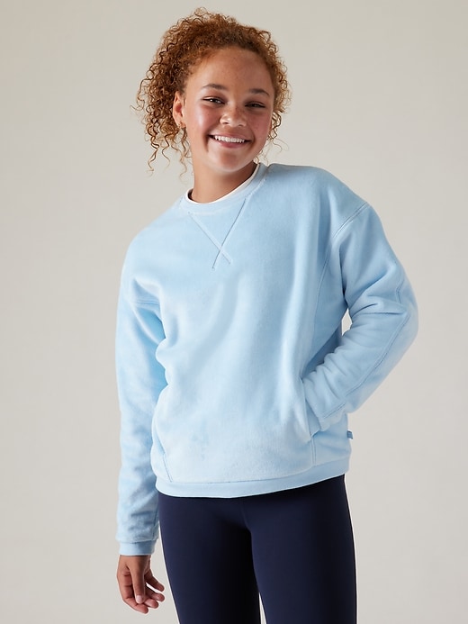 Image number 1 showing, Athleta Girl Feelin &#39 Great 2.0 Sweatshirt