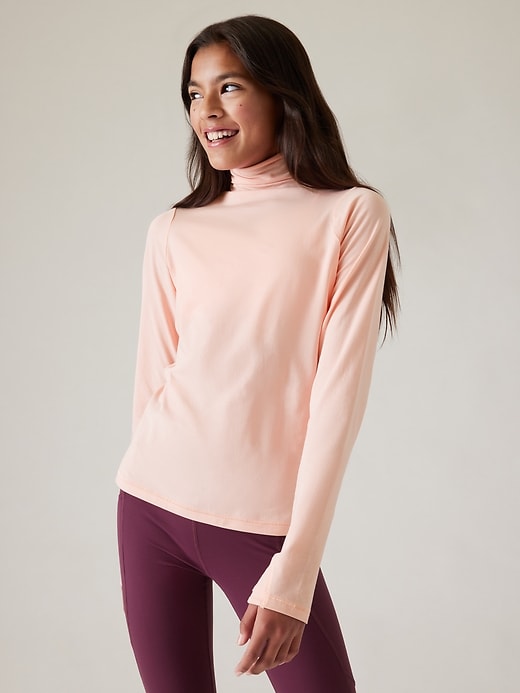 Image number 1 showing, Athleta Girl Perfect Turtleneck