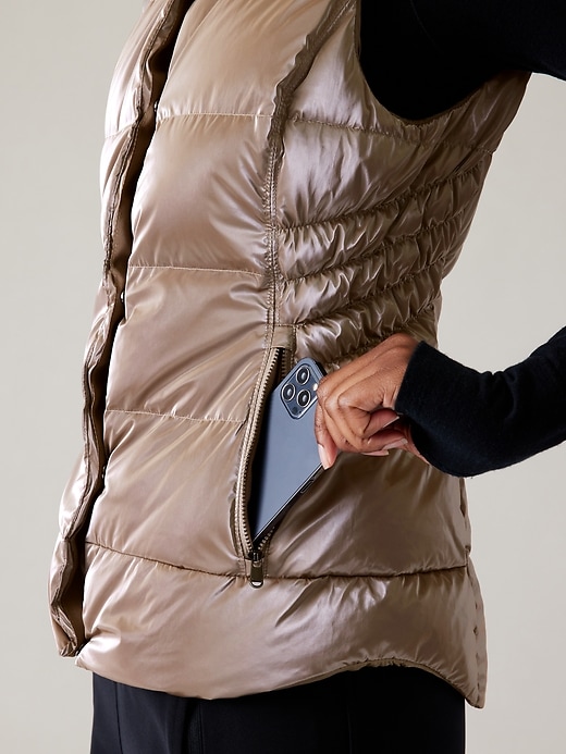 Image number 2 showing, Downtown Metallic Puffer Vest