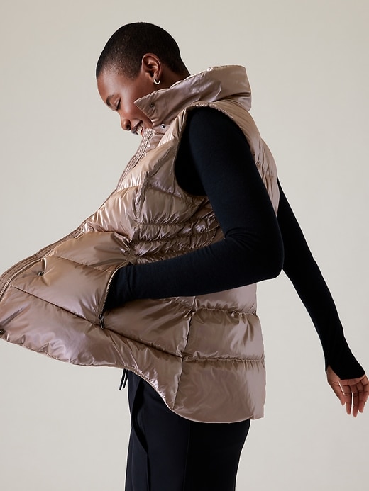 Image number 4 showing, Downtown Metallic Puffer Vest