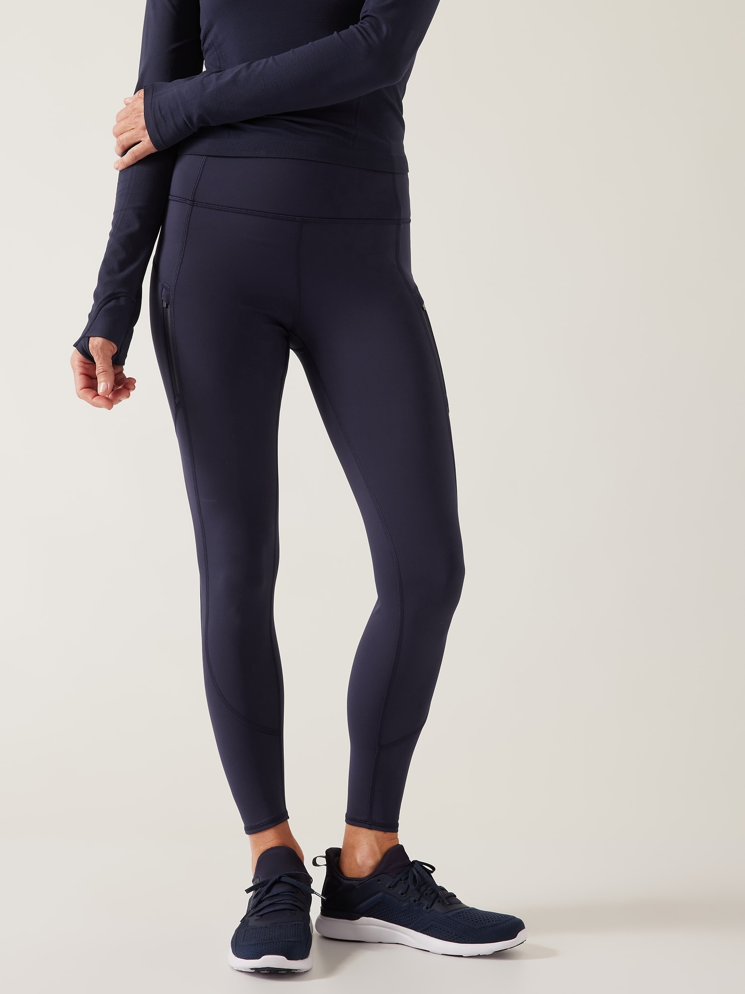 NWT Athleta Rainier Tight in Plush SuperSonic  Leggings are not pants,  Pants for women, Tight workout pants