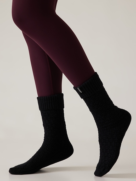 View large product image 2 of 3. Cozy Does It Sock