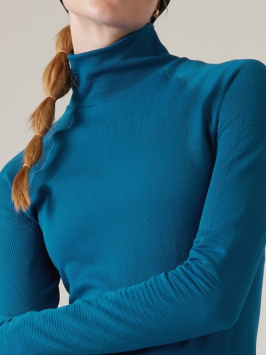 Image number 5 showing, Flurry Seamless Turtleneck Top