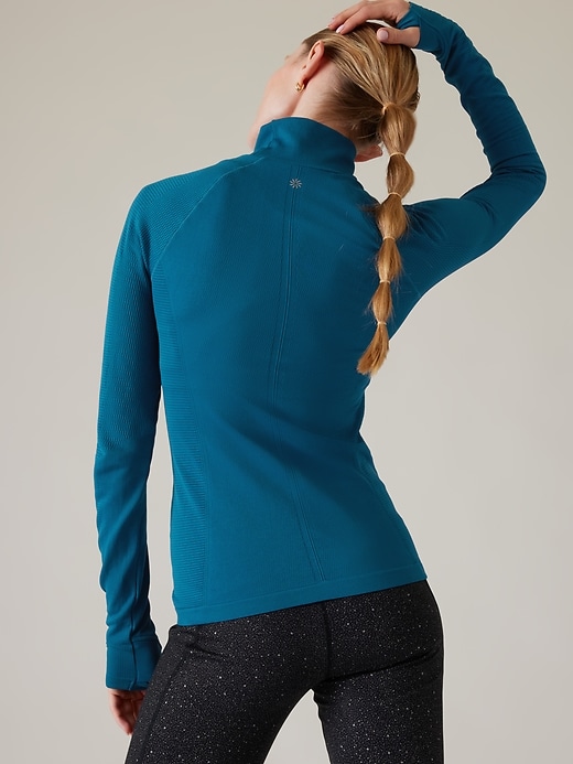 Image number 2 showing, Flurry Seamless Turtleneck Top