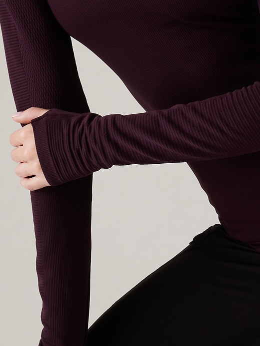 Image number 2 showing, Flurry Seamless Turtleneck Top