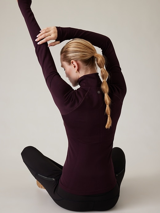 Image number 3 showing, Flurry Seamless Turtleneck Top