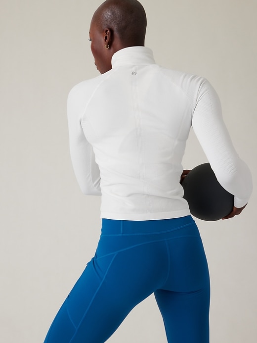 Image number 2 showing, Flurry Seamless Turtleneck Top