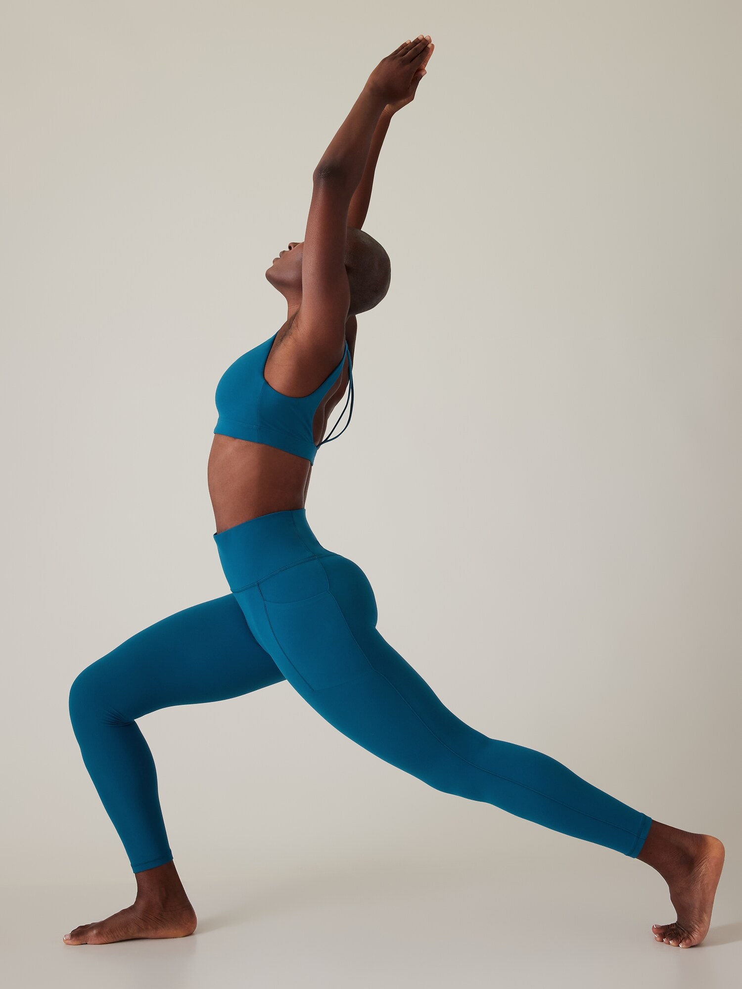 Athleta Salutation Stash Pocket Capri Tight Yoga #54023, Sz Small